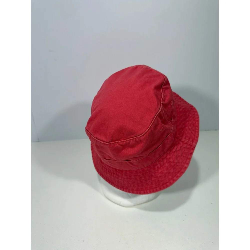 Polo Ralph Lauren Red‎ Polo Bear Cotton Bucket Hat SM 58cm Navy Underbrim
